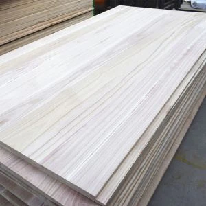 Panel klejony krawędzi Paulownia